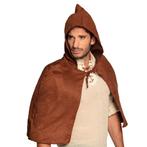 Middeleeuwse cape bruin 85cm, Kleding | Heren, Nieuw, Verzenden