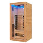 Infraroodcabine / Sauna Kiruna - 90x90x190 - Incl. LED & Ble, Sport en Fitness, Sauna, Verzenden, Nieuw