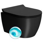 Wand Toilet Swirlflush Sapho Pura 35x46 cm Mat Zwart, Doe-het-zelf en Verbouw, Sanitair, Ophalen of Verzenden, Nieuw, Overige typen
