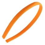 Fako Fashion® - Diadeem - Satijn - 10mm - Oranje, Sieraden, Tassen en Uiterlijk, Uiterlijk | Haarverzorging, Verzenden, Nieuw