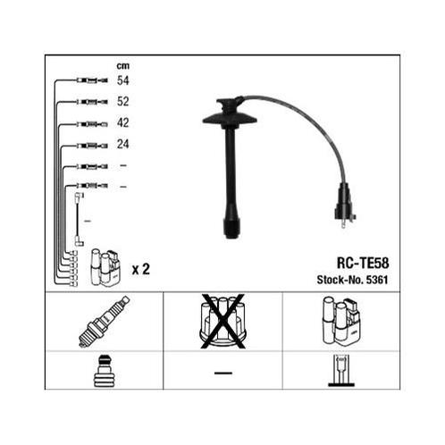 Ngk Rc-Te58 Bougiekabelset, Computers en Software, Laptop-opladers, Verzenden