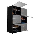 Schoenenkast / Schoenenrek - 85 x 96 x 31 cm - Zwart, Huis en Inrichting, Verzenden, Nieuw