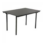 Klaptafel U-Table | Melamine | Antraciet | 120 x 80 x 74 cm, Verzenden, Nieuw in verpakking