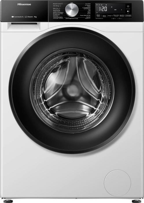 Hisense 3s Serie Wf3s8043bw3blx - Wasmachine Steam Wash 8kg, Witgoed en Apparatuur, Wasmachines, Nieuw, Voorlader, 85 tot 90 cm