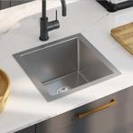 RVS Gootsteen | Tweedekansje | Strak Design OP=OP, Doe-het-zelf en Verbouw, Sanitair, Ophalen of Verzenden, Nieuw, Rvs, Wastafel