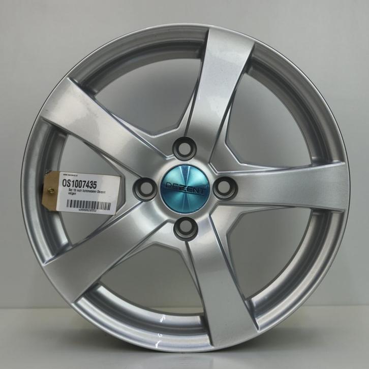 Set velgen 15 inch lichtmetalen Dezent 4x100 *OS1007435*, Auto-onderdelen, Banden en Velgen, Velg(en), Gebruikt, 15 inch, Personenwagen