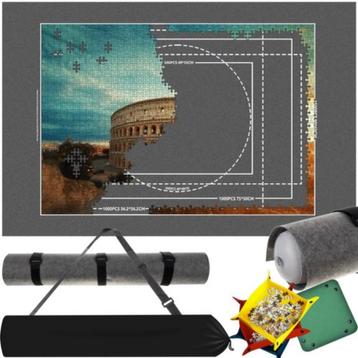 Malatec Puzzelmat met Opbergtas en Pomp - Ideaal voor Puz... beschikbaar voor biedingen