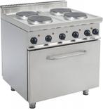 Elektrische kookplaat met oven | 4 kookplaten | 400V Saro, Zakelijke goederen, Horeca | Keukenapparatuur, Verzenden, Nieuw in verpakking