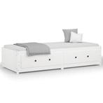 Slaapbank 90x200 Wit Grenen - Retourdeal - 40% Korting, Huis en Inrichting, Slaapkamer | Slaapbanken, 90 cm, Eenpersoons, Wit