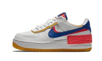 Nike Air Force 1 Shadow White Flash Crimson Astronomy Blue beschikbaar voor biedingen