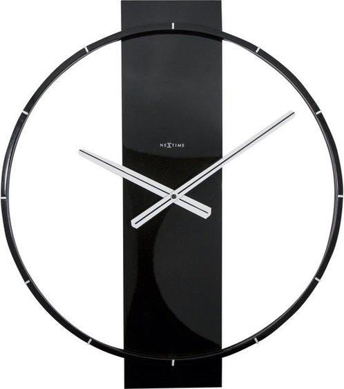 NeXtime - Wandklok- 50.8 x 58.2 x 4.3 cm - Hout/Staal -, Huis en Inrichting, Keuken | Keukenbenodigdheden