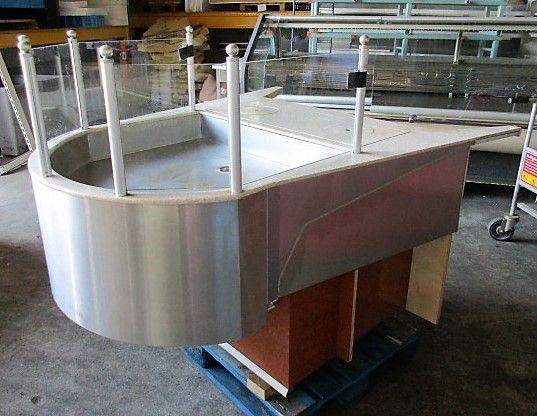 Smeva vis werkbank, Haring werkbank, Koeltoonbank 143cm,, Witgoed en Apparatuur, Koelkasten en IJskasten, Gebruikt