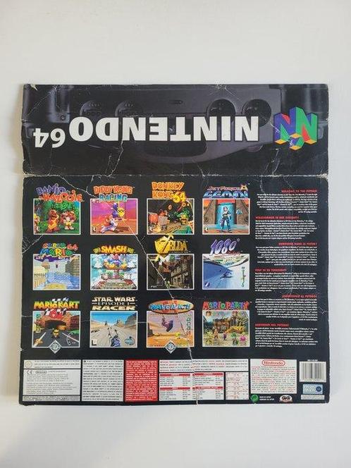 Nintendo - N64 - EMPTY BOX with styrofoam & paperwork -, Spelcomputers en Games, Spelcomputers | Overige Accessoires