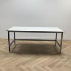 Tweedehands Stature Horeca werkbank/tafel 180x90 cm, licht, Doe-het-zelf en Verbouw, Werkbanken, Ophalen of Verzenden, Gebruikt