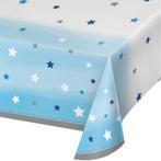 Blauwe Tafelkleed Sterren 2,59m, Verzenden, Nieuw