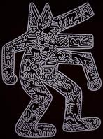 Keith Haring - “ Dog, 1985”. - Jaren 1980, Antiek en Kunst, Kunst | Tekeningen en Foto's
