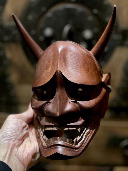 Noh masker - Taxus (Zonder Minimumprijs), Antiek en Kunst, Antiek | Overige Antiek