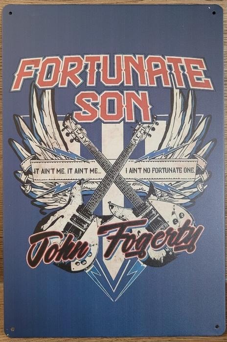 Fortunate son reclamebord, Verzamelen, Merken en Reclamevoorwerpen, Nieuw, Ophalen of Verzenden