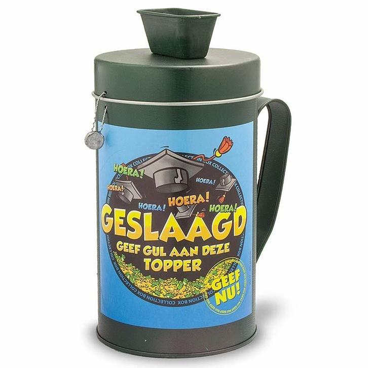 Geslaagd Collectebus, Hobby en Vrije tijd, Feestartikelen, Nieuw, Ophalen of Verzenden