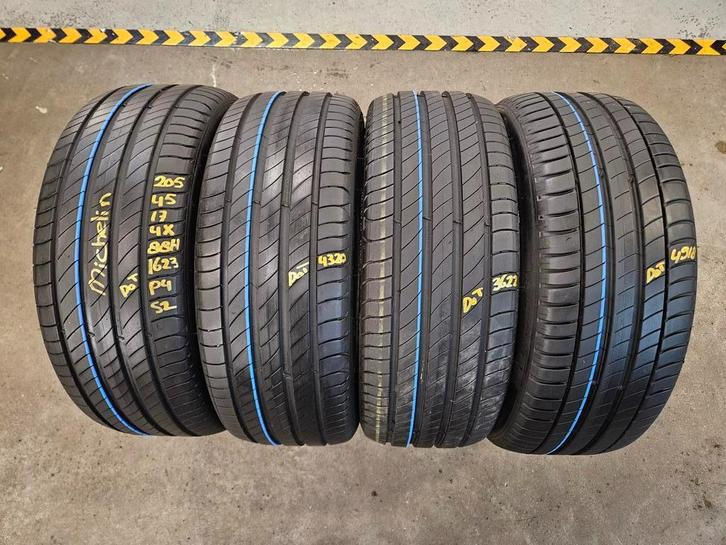 205/45/17 MICHELIN ZOMERBANDEN 7MM PROFIEL DEMO 4X, Auto-onderdelen, Banden en Velgen, 17 inch, Erkend duurzaam, Zomerbanden, 205 mm