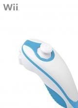 MarioWii.nl: Bigben Nunchuk LX Blauw - iDEAL!, Spelcomputers en Games, Spelcomputers | Nintendo Wii, Zo goed als nieuw, Ophalen of Verzenden