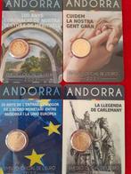 Andorra. 2 Euro 2021/2022 (4 moedas)  (Zonder Minimumprijs)