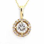 Zonder Minimumprijs - Hanger - 14 karaat Geel goud - 0.65ct., Sieraden, Tassen en Uiterlijk, Antieke sieraden