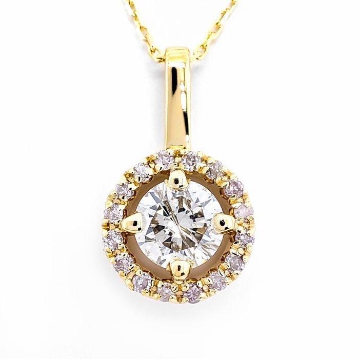 Zonder Minimumprijs - Hanger - 14 karaat Geel goud - 0.65ct., Sieraden, Tassen en Uiterlijk, Antieke sieraden