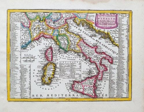 Europa - Italië / Sicilië / Sardinië / Lombardije; Chiquet, Boeken, Atlassen en Landkaarten