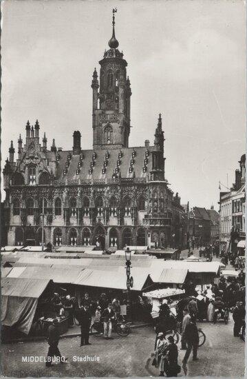 MIDDELBURG - Stadhuis, Verzamelen, Ansichtkaarten | Nederland, Verzenden