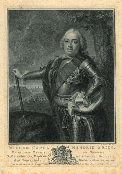 Portrait of William IV, Prince of Orange, Antiek en Kunst, Kunst | Etsen en Gravures