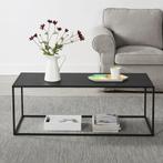 Console tafel sidetable metaal 40x110x50 cm zwart mat, Verzenden, Nieuw