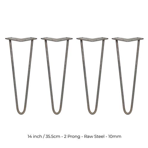 4 x 35.5cm Hairpin retro pootjes tafelpoten pinpoten - 2, Huis en Inrichting, Tafelonderdelen, Verzenden