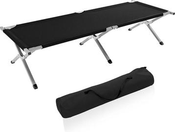Tresko Extra groot veldbed met metalen frame, 190 x 64 x 44 beschikbaar voor biedingen