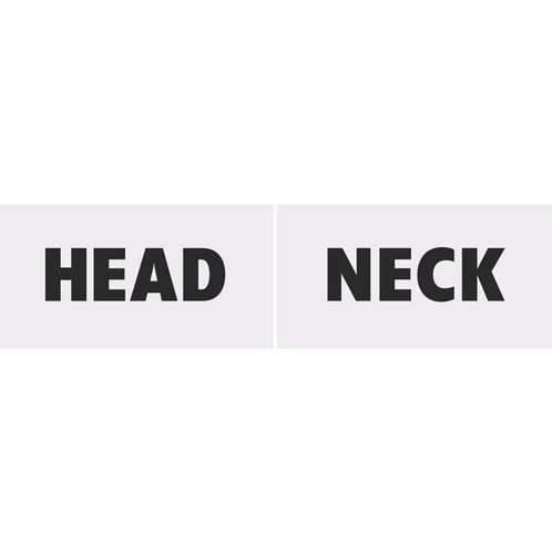 Trouwborden Head & Neck 2st, Hobby en Vrije tijd, Feestartikelen, Nieuw, Verzenden