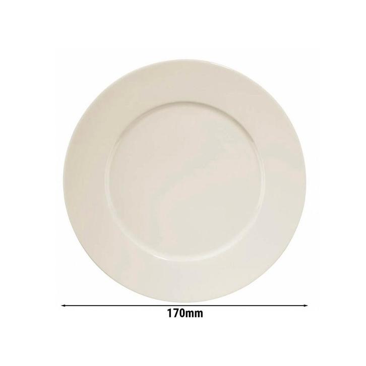 GGM Gastro | (24 stuks) PERA Creme - Bord - plat - Ø 170mm -, Huis en Inrichting, Keuken | Servies, Effen, Nieuw, Bord(en), Verzenden