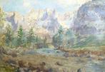 Lucia Crotti (1877-1960) - Dintorni di Courmayeur, Antiek en Kunst