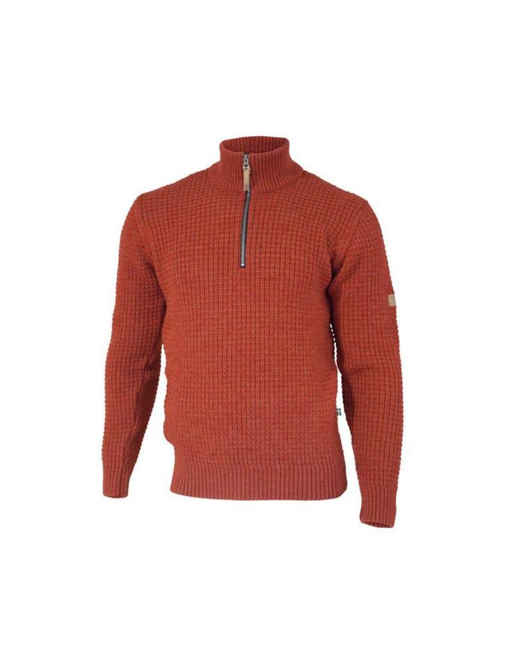 Ivanhoe trui Moritz half zip Red  Clay - 100% wol - Rood, Kleding | Heren, Truien en Vesten, Rood, Nieuw, Verzenden