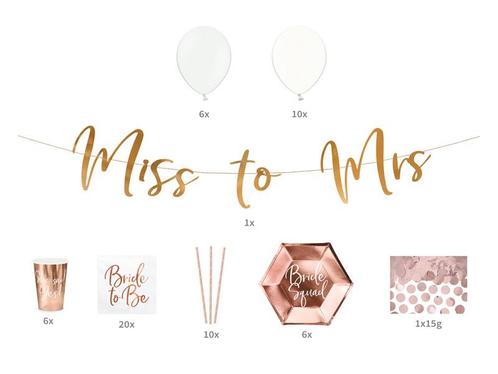 Versiering Pakket Bachelorette 60 delig, Hobby en Vrije tijd, Feestartikelen, Nieuw, Verzenden