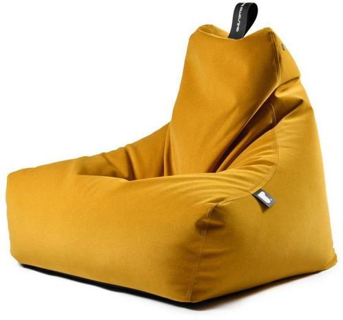 B-Bag Mighty-B Indoor Zitzak Suede - Mustard, Huis en Inrichting, Zitzakken, Verzenden