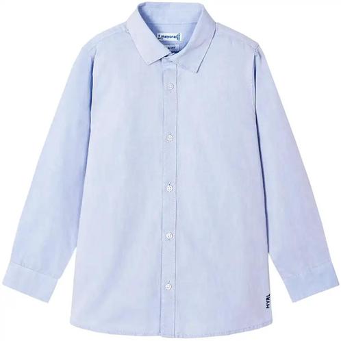 Mayoral-collectie Overhemd (light blue), Kinderen en Baby's, Kinderkleding | Maat 134, Jongen, Nieuw, Overhemd of Blouse, Verzenden