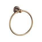 Handdoekhouder Sapho Diamond Rond 17.1x19.2 cm Brons, Ophalen of Verzenden, Nieuw, Bad