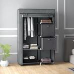 Opvouwbare Stoffen Kledingkast – Met Hangroede en 6 Planken, Huis en Inrichting, Kasten | Kledingkasten, Verzenden, Nieuw