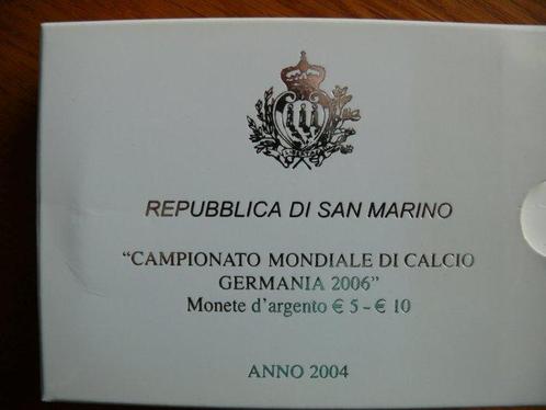 San Marino. 10 Euro 2004 Campionato Mondiale di Calcio, Postzegels en Munten, Munten | Europa | Euromunten