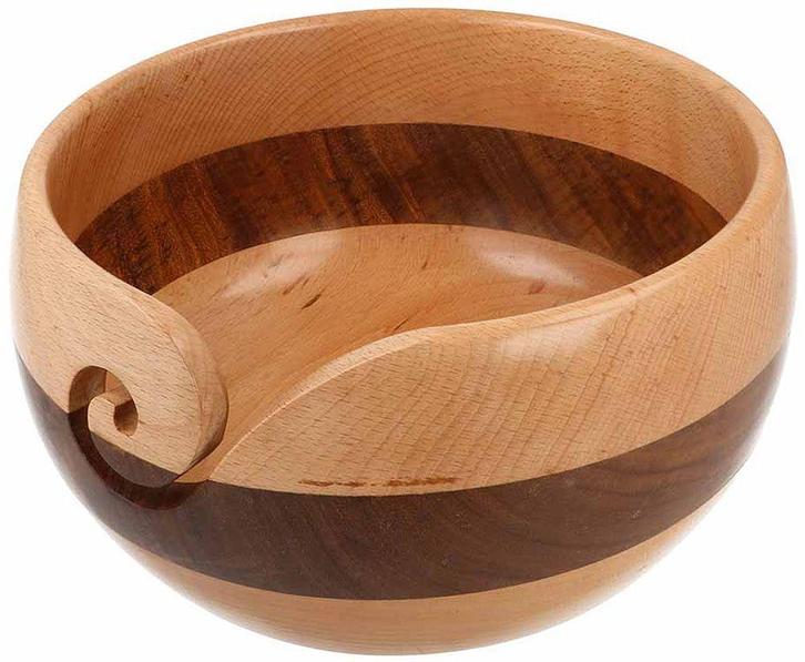 Scheepjes Yarn Bowl - Rozen-/Beukenhout - 17,5x10cm, Hobby en Vrije tijd, Breien en Haken, Ophalen of Verzenden