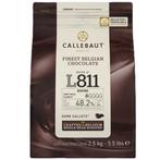 Callebaut Chocolade Callets Puur (L811) 2,5kg, Nieuw, Verzenden