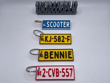 Kenteken sleutelhanger - Gepersonaliseerd - Uniek beschikbaar voor biedingen