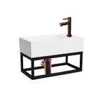 Sani Royal Fontein Frame Mat Zwart Mineraal Brons, Tuin en Terras, Waterpartijen en Fonteinen, Nieuw