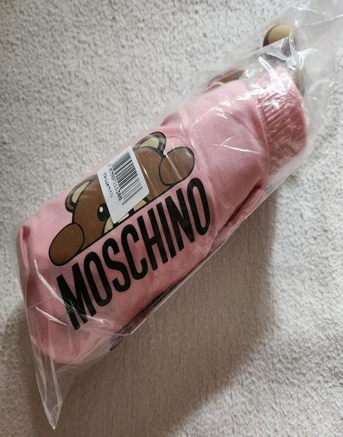 Moschino paraplu met Mochino logo-roze en 100% polyester, Sieraden, Tassen en Uiterlijk, Paraplu's, Verzenden