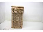 Sweet Living Rieten Wasmand Dubbel - 68x33xH66 cm - Naturel, Verzenden, Zo goed als nieuw